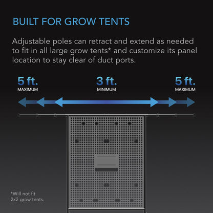 AC Infinity Grow Tent Gear Board, Equipment and Cable Wall Organizer - Midwest Grow LLC