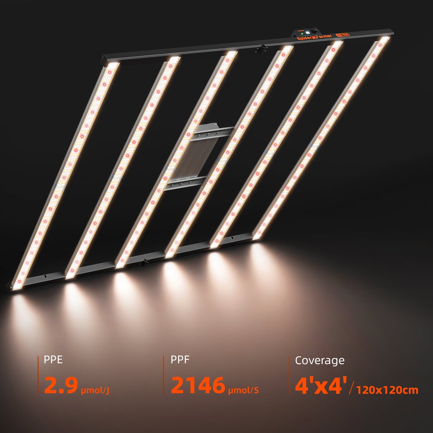 Spider Farmer SE7000 730W Dimmable Full Spectrum LED Grow Light - Midwest Grow LLC