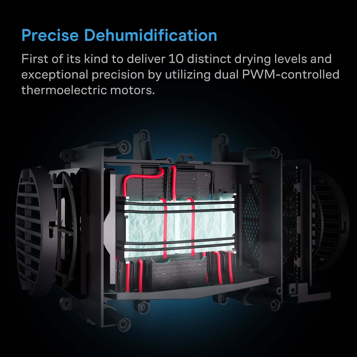 AC Infinity HYDRONE 3, Plant Dehumidifier with VPD Humidity Controls, 10-Level Precision Environmental Stabilizer, High-Precision PWM Motor, Intake Fan Mode, Dual Duct, up to 2x2 Grow Tents - Midwest Grow LLC