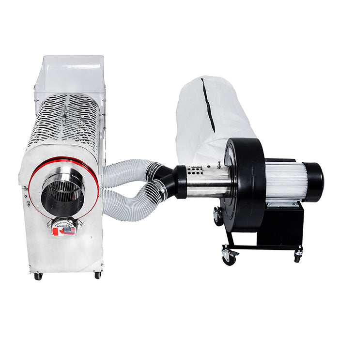CenturionPro Stainless Steel CP1 Original Hybrid Wet or Dry Trimmer with Electropolished Tumblers - Midwest Grow LLC