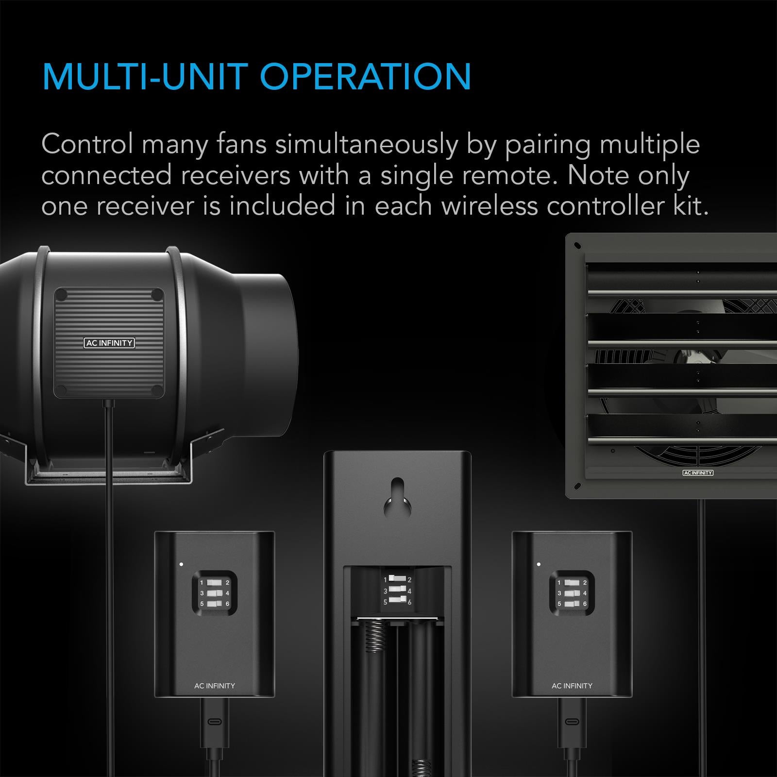 AC Infinity CONTROLLER 63, Wireless Remote Fan Controller - Midwest Grow LLC