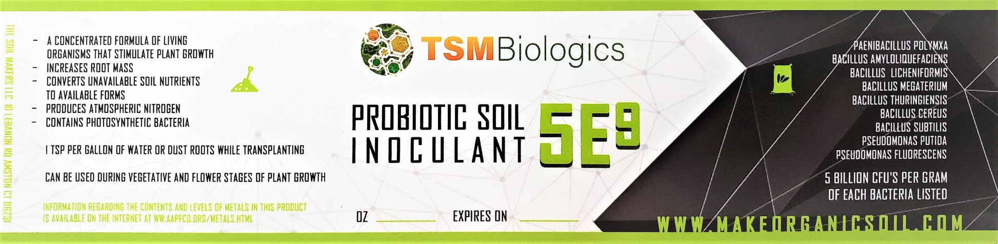 5E9 Probiotic Soil Inoculant - Midwest Grow LLC