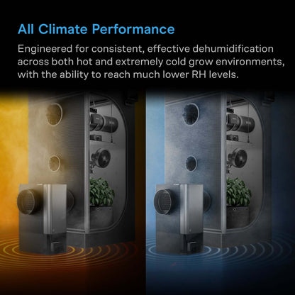 AC Infinity HYDRONE 5, Plant Dehumidifier with 10-Level Controls, Works in All Environments, High-Precision PWM Motor, Silent Operation, Versatile Dual Duct Ports, up to 5x5 Grow Tents - Midwest Grow LLC