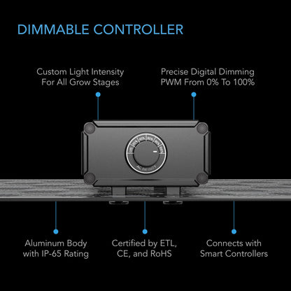 AC Infinity IONBOARD S24, Full Spectrum LED Grow Light 200W, Samsung LM301B, 2x4 Ft. Coverage - Midwest Grow LLC