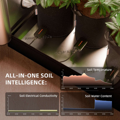 Spider Farmer GGS AC10 Power Strip with 10 Outlets and Temperature, Humidity, and VPD Monitoring - Midwest Grow LLC