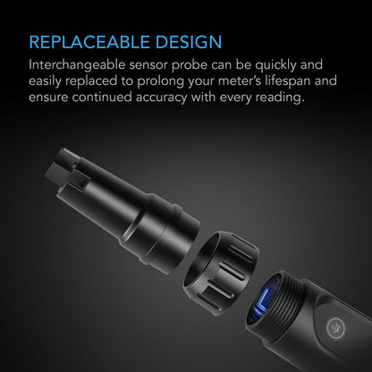 AC Infinity Hydroponic Meter PRO Kit, All-in-One pH Pen, Interchangeable Probe - Midwest Grow LLC