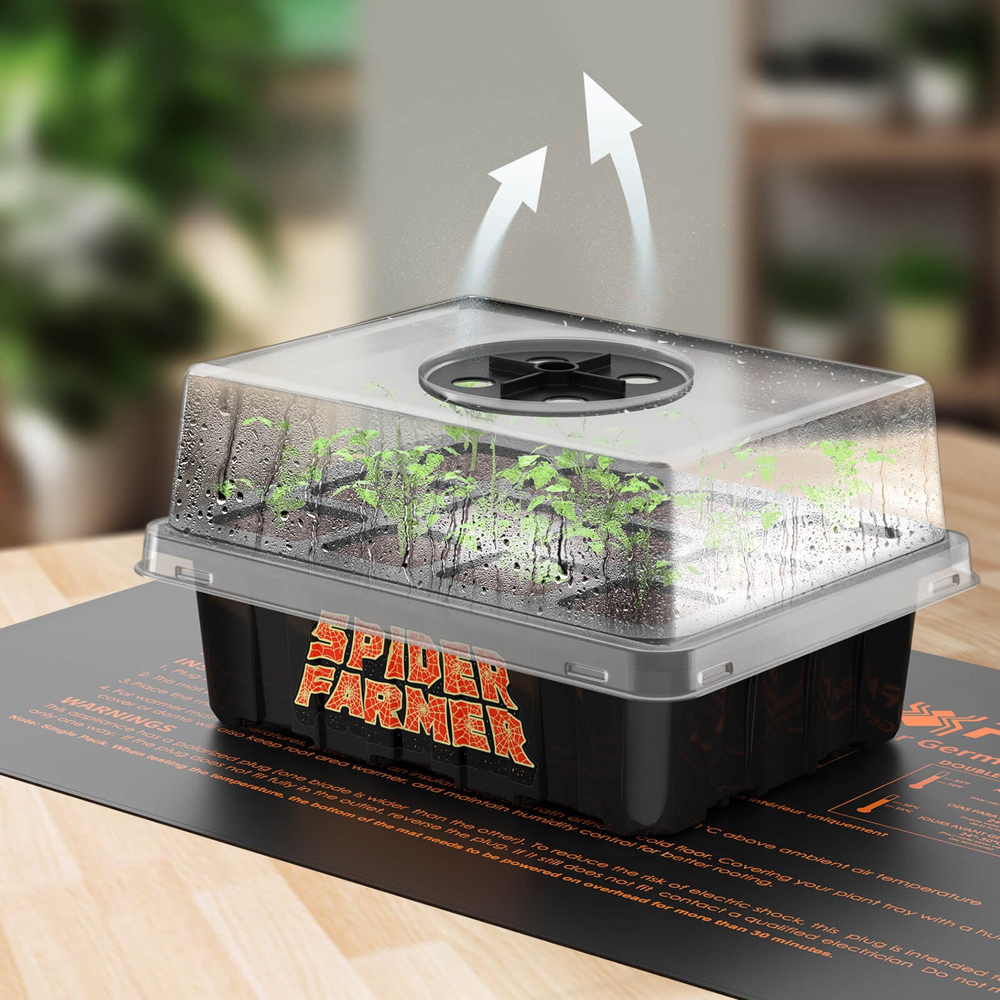 Spider Farmer Seed Starting Trays 4 Pack - Midwest Grow LLC