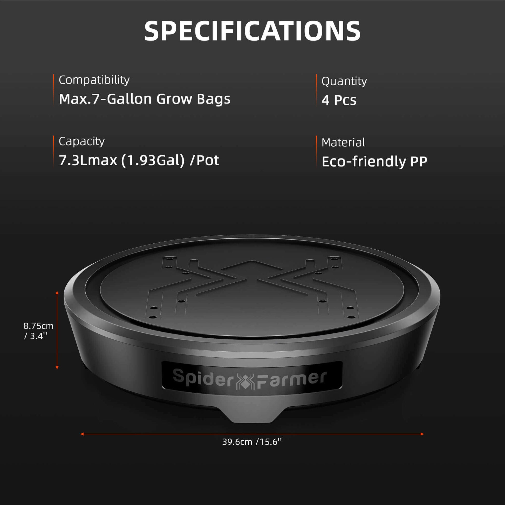 Spider Farmer 4 Self-watering System Kits - Midwest Grow LLC