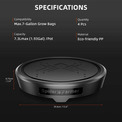 Spider Farmer 4 Self-watering System Kits - Midwest Grow LLC