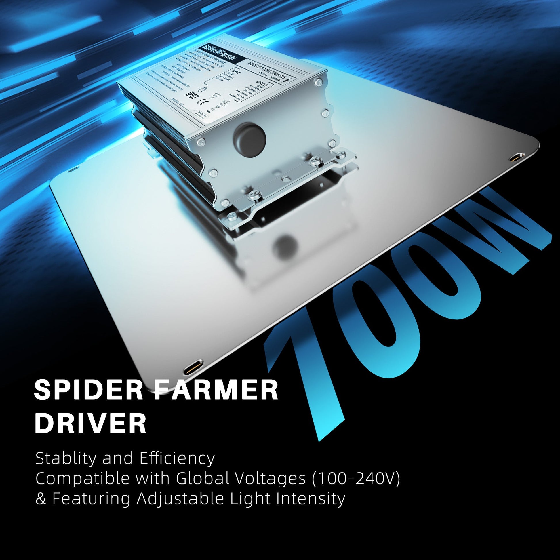 Spider Farmer SF1000D 100W Full Spectrum LED Grow Light - Midwest Grow LLC