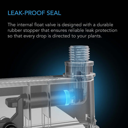 AC Infinity Auto-Fill Upgrade Valve Kit for Self-Watering Base, Enables Automatic Refills from Larger Reservoir, 4-Pack - Midwest Grow LLC