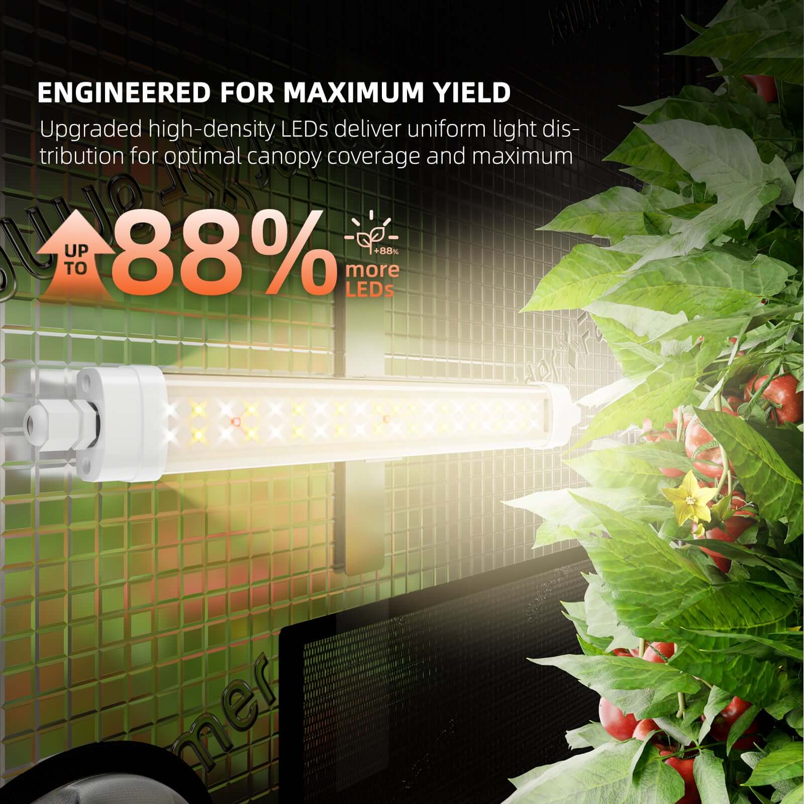 Spider Farmer Glow30 32W Supplemental Full Spectrum LED Grow Light Bars - Midwest Grow LLC