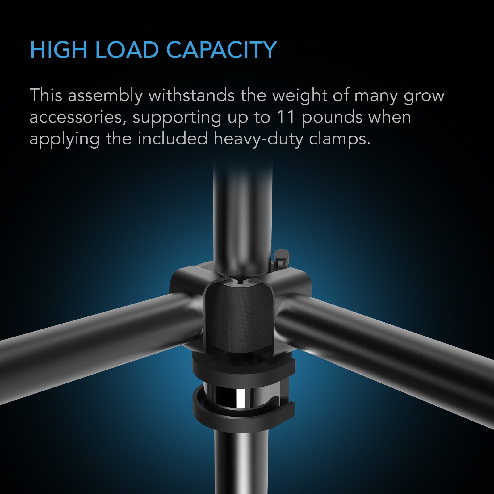 AC Infinity Grow Tent Mounting Bars, for Indoor Grow Spaces, 4x4' - Midwest Grow LLC