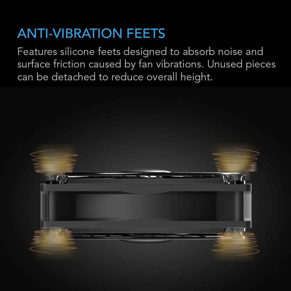 AC Infinity MULTIFAN S1, Quiet USB Cooling Fan, 80mm - Midwest Grow LLC