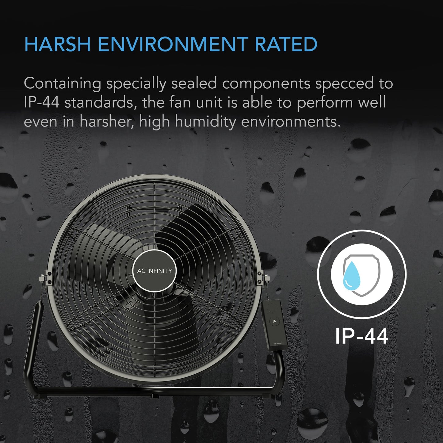 AC Infinity CLOUDLIFT S16, Floor Wall Fan with Wireless Controller, 16-Inch - Midwest Grow LLC