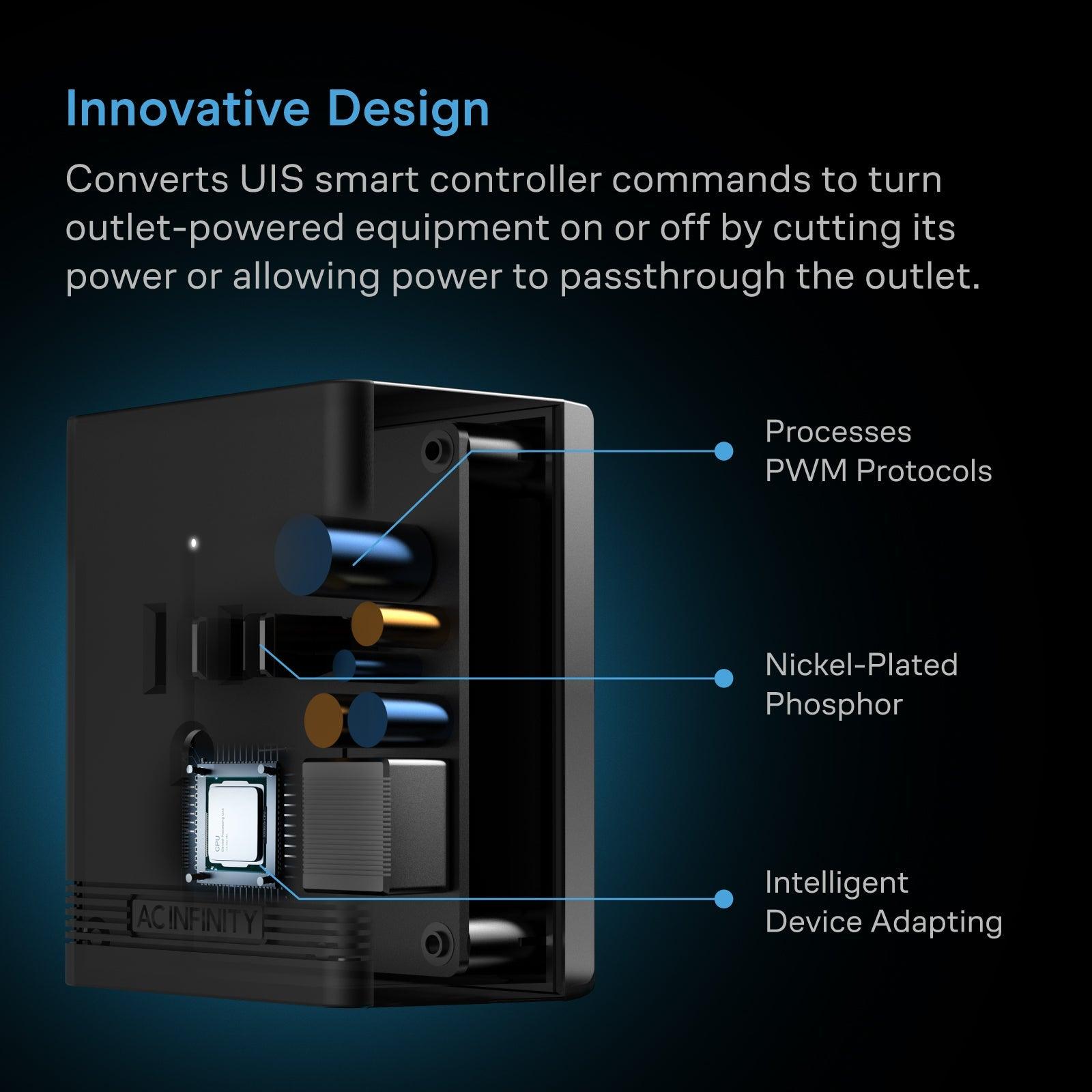AC Infinity UIS Control Plug for Outlet-Powered Equipment - Midwest Grow LLC
