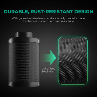 Mars Hydro 4" Inline Air Carbon Filter - Midwest Grow LLC
