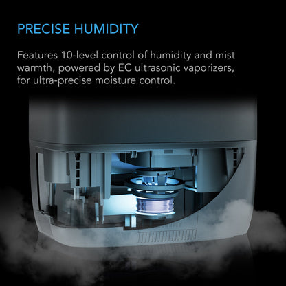 AC Infinity CLOUDFORGE T5, Environmental Plant Humidifier, 9L, Smart Controls, Targeted Vaporizing - Midwest Grow LLC