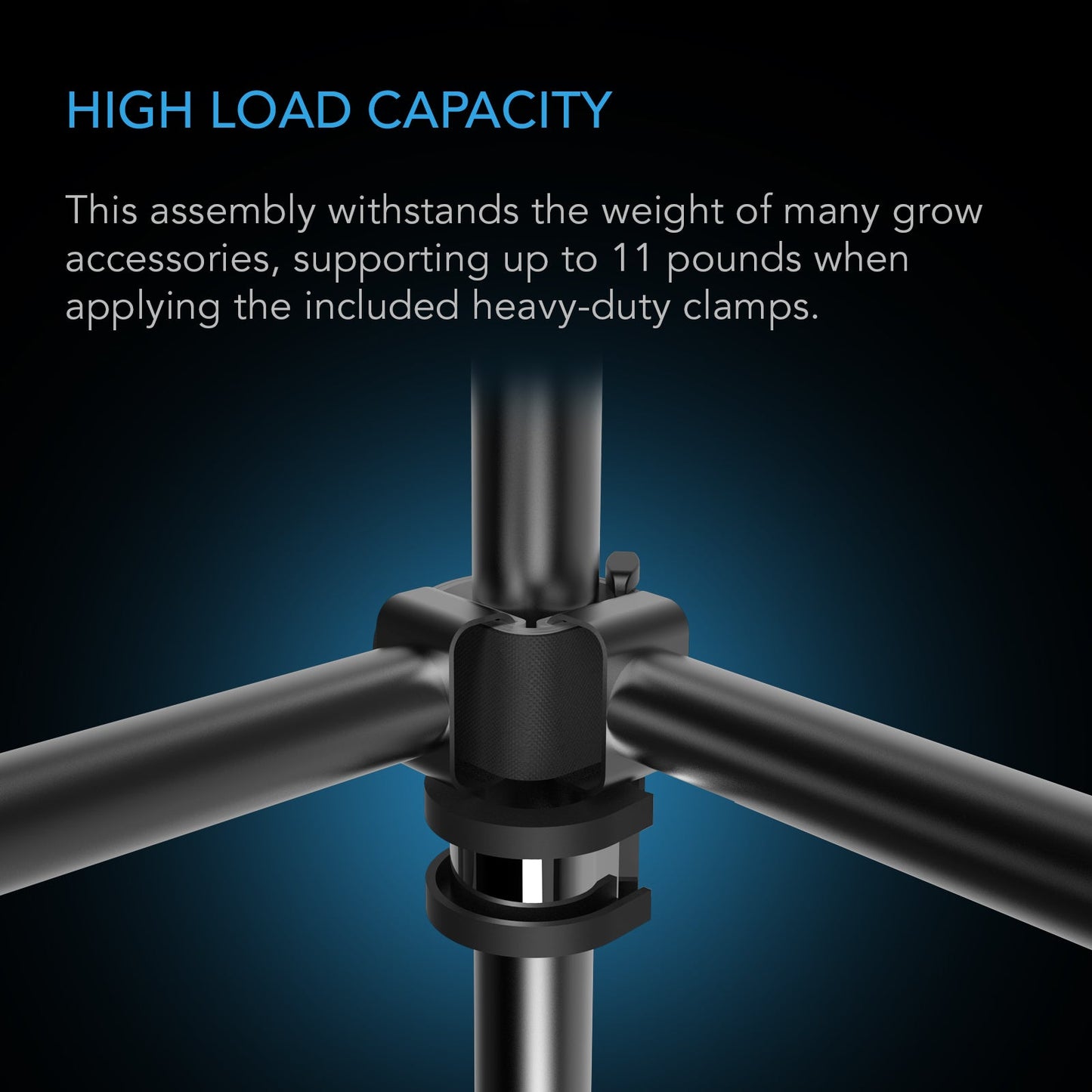 AC Infinity Grow Tent Mounting Bars, for Indoor Grow Spaces, 5x5' - Midwest Grow LLC