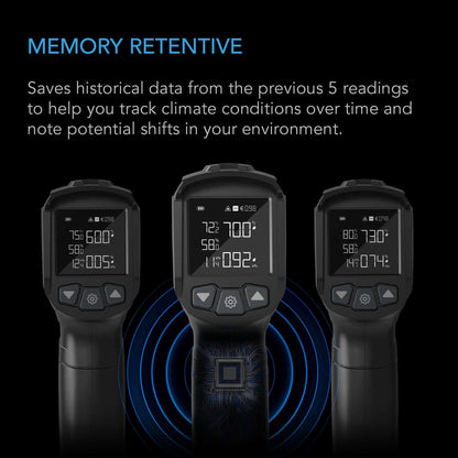 AC Infinity VPD Thermometer, Handheld Environmental Monitor, Captures Leaf VPD and Temperature - Midwest Grow LLC