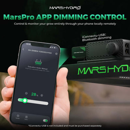 Mars Hydro iConnect Smart Controller for Grow Light Connection to MarsPro App - Midwest Grow LLC