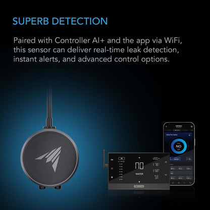 AC Infinity Water Sensor Exclusively for Controller AI+, Liquid Presence Detection, IP68-Water Resistant - Midwest Grow LLC