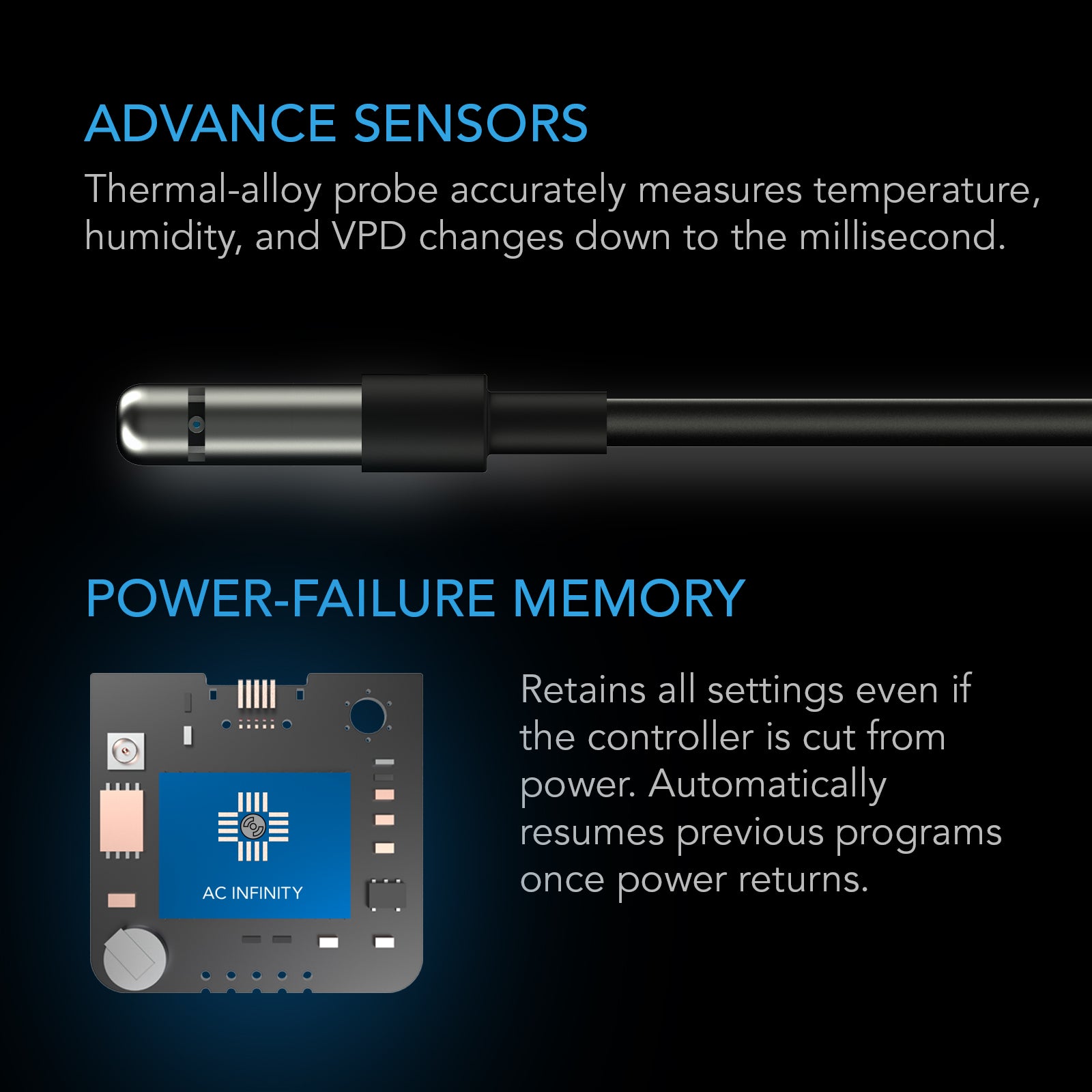 AC Infinity CONTROLLER 69 PRO+, Independent Programs for Eight Devices, Dynamic VPD, Temperature, Humidity, Scheduling, Cycles, Levels Control, Data App, Bluetooth + WiFi - Midwest Grow LLC