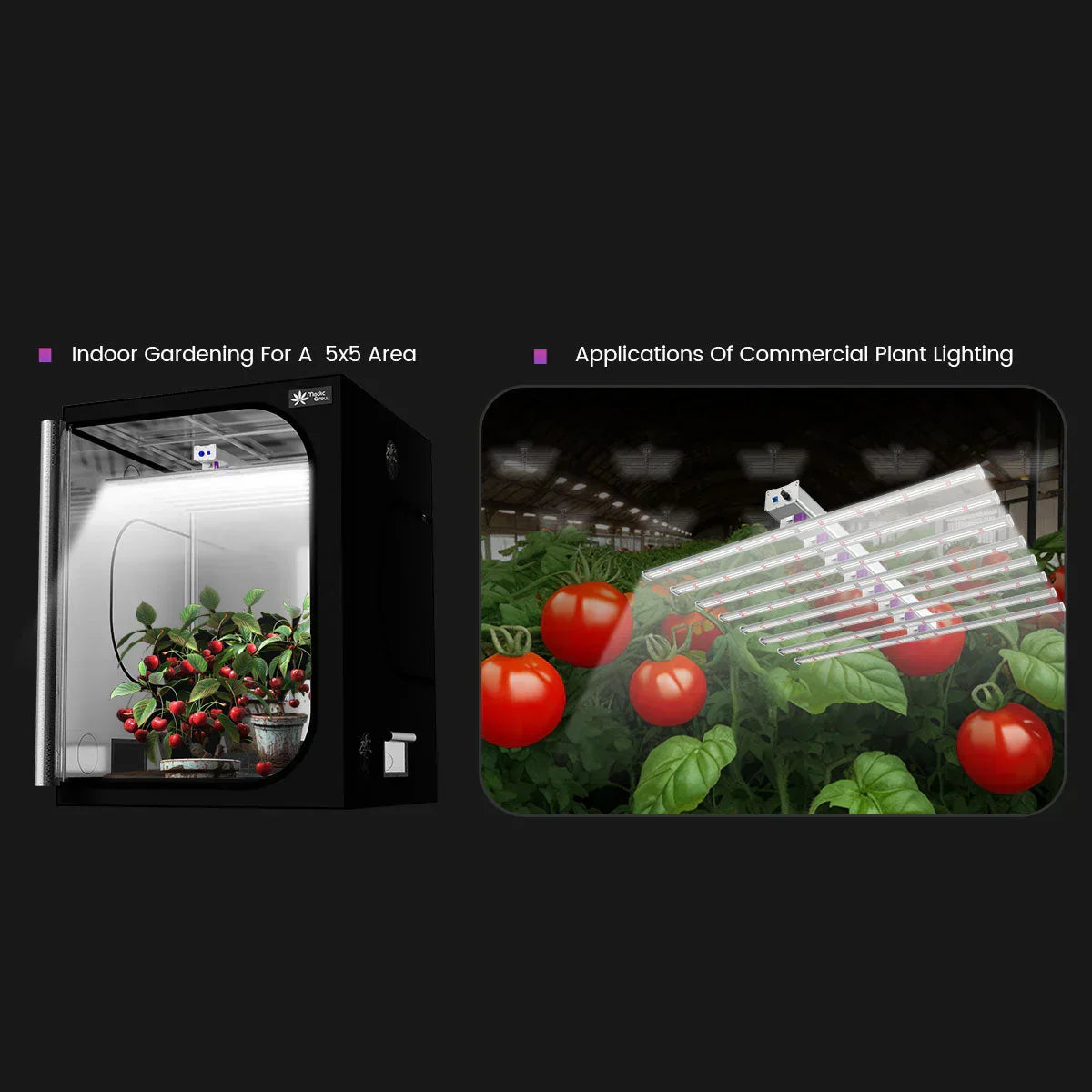 Medic Grow EZ-8 1000W Full Sprectrum LED Grow Light - Midwest Grow LLC