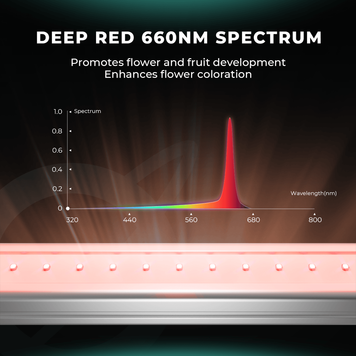 Mars Hydro ADlite Deep Red 15W + Blue 15W Supplemental LED Grow Light Bars Combo - Set of 2 - Midwest Grow LLC