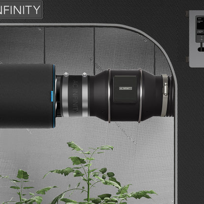 AC Infinity Noise Reduction Clamp, Duct Coupler with Stainless Steel Clamps, 8-Inch - Midwest Grow LLC