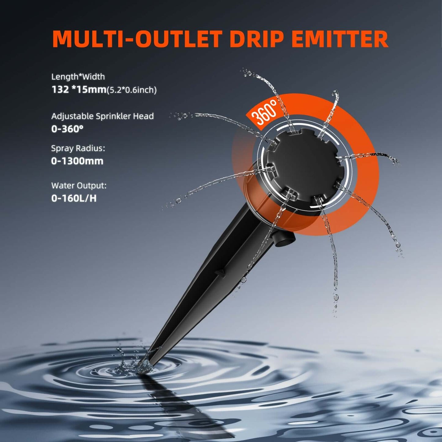 Spider Farmer Automatic Drip Irrigation System with Water Pump and 8 Drip Emitters - Midwest Grow LLC