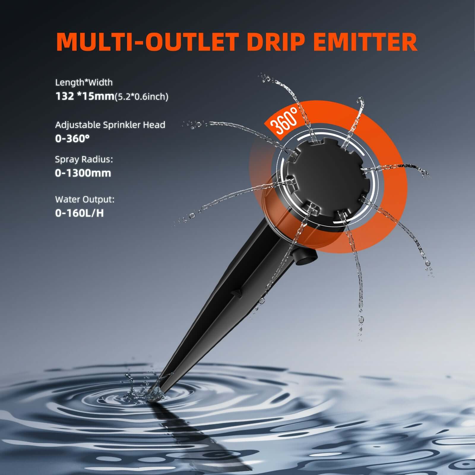 Spider Farmer Automatic Drip Irrigation System with Water Pump and 8 Drip Emitters - Midwest Grow LLC