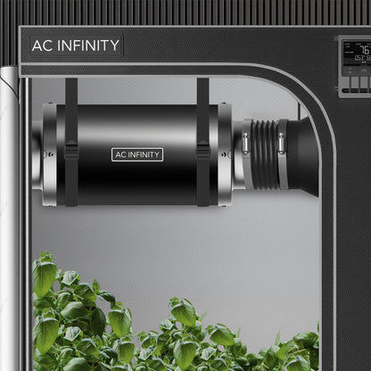 AC Infinity Inline Duct Fan Silencer, 6-Inch - Midwest Grow LLC