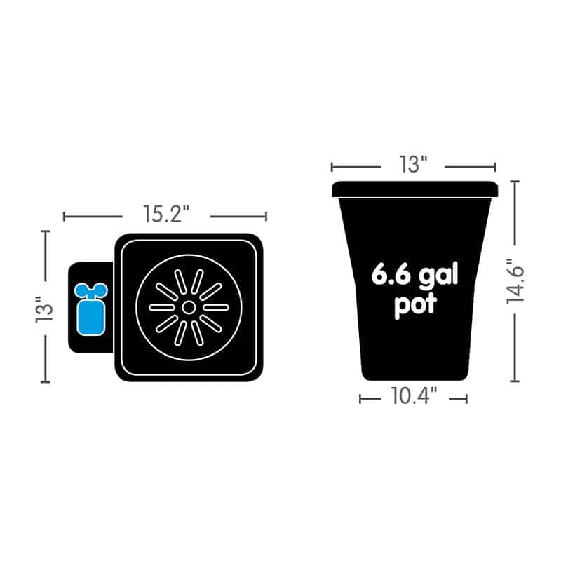 AutoPot 6.6 Gallon Pot XL - Midwest Grow LLC