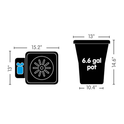 AutoPot 6.6 Gallon Pot XL - Midwest Grow LLC