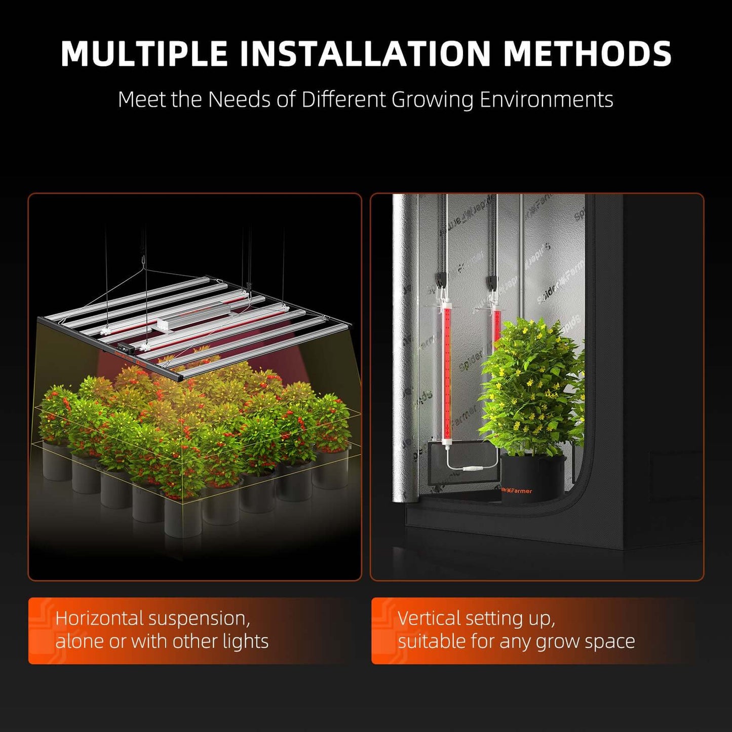 Spider Farmer GlowR80 80W 660nm Supplemental Deep Red LED Grow Light - Midwest Grow LLC