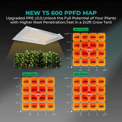 Mars Hydro TS 600 LED Grow Light + 2' x 2' Grow Tent + Inline Fan Combo with Speed Controller - Midwest Grow LLC