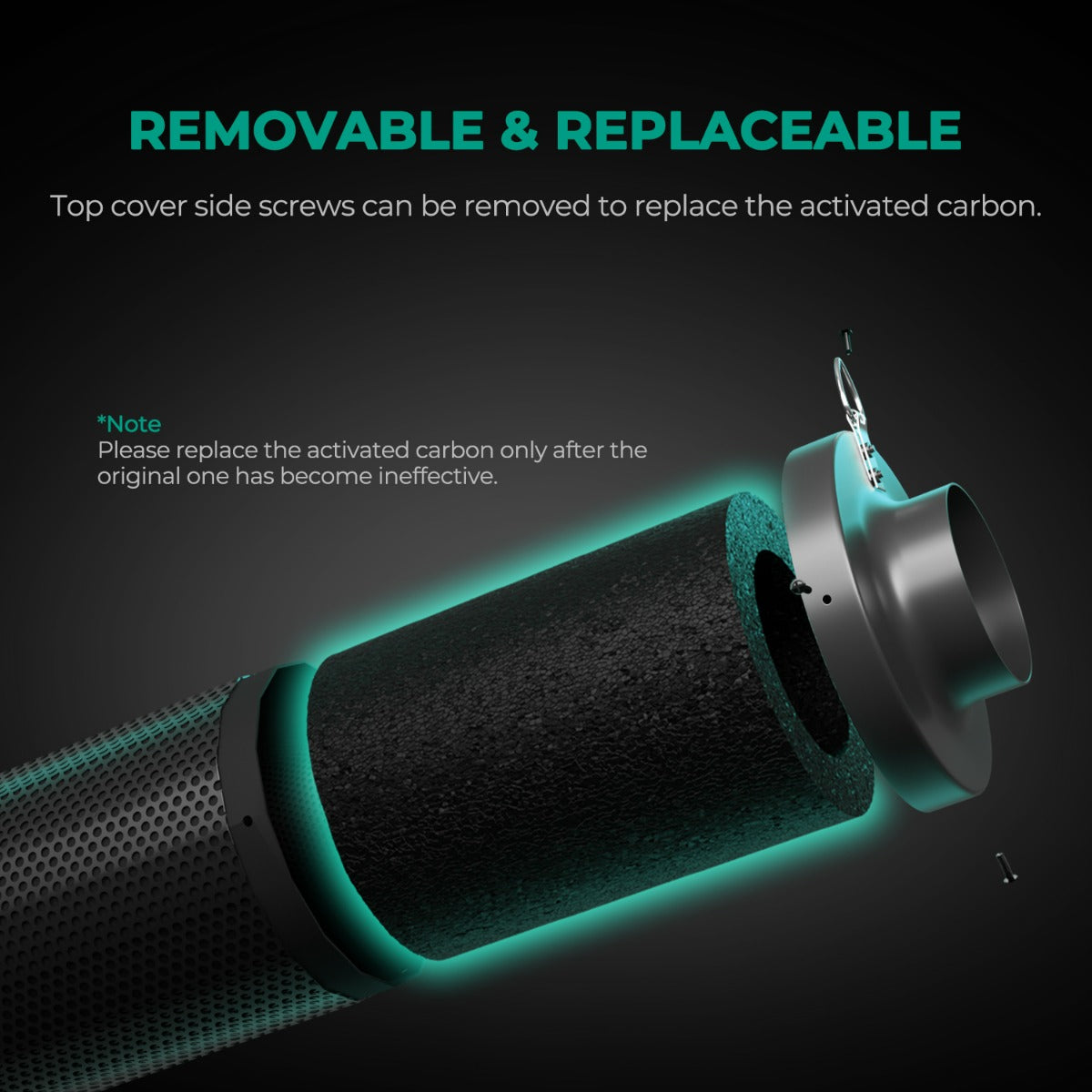 Mars Hydro 4" Inline Air Carbon Filter - Midwest Grow LLC
