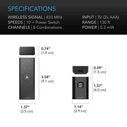 AC Infinity CONTROLLER 63, Wireless Remote Fan Controller - Midwest Grow LLC