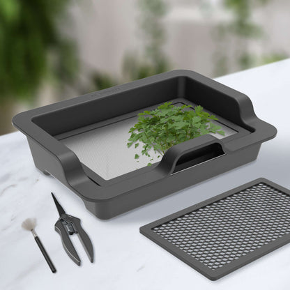 AC Infinity Large Trim Tray System, 3-Tray & 2-Screen Kit, Interchangeable and Ergonomic Design - Midwest Grow LLC
