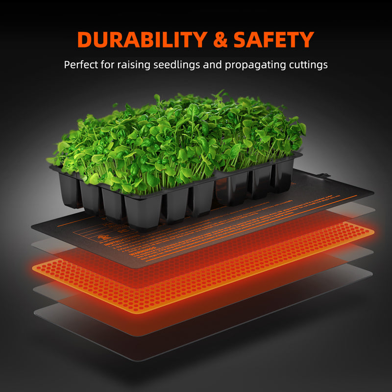 Spider Farmer 48" x 20.75" Seedling Heat Mat and Controller Set - Midwest Grow LLC