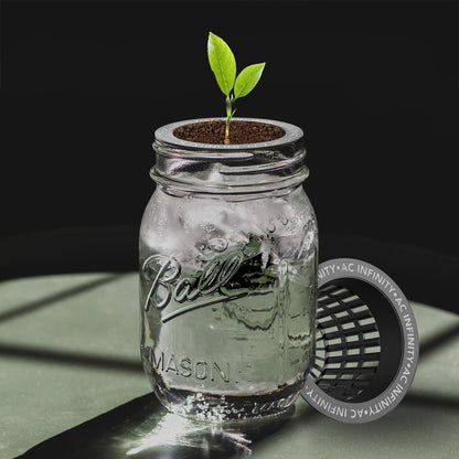 AC Infinity Mesh Net Cups, Slotted Pots with Wide Lips, 3-Inch, 25-Pack - Midwest Grow LLC