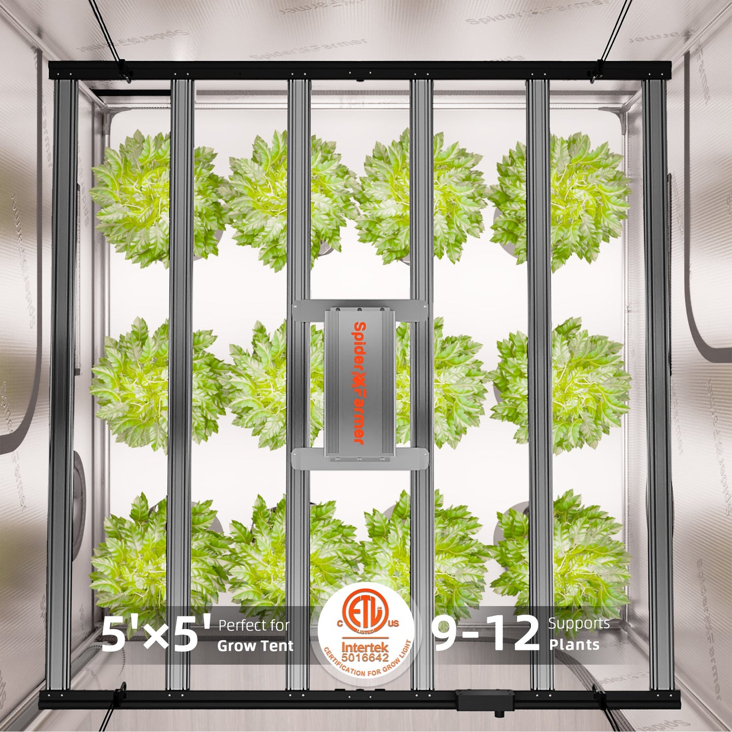 Spider Farmer G8600 860W Dimmable Full Spectrum LED Grow Light - Midwest Grow LLC