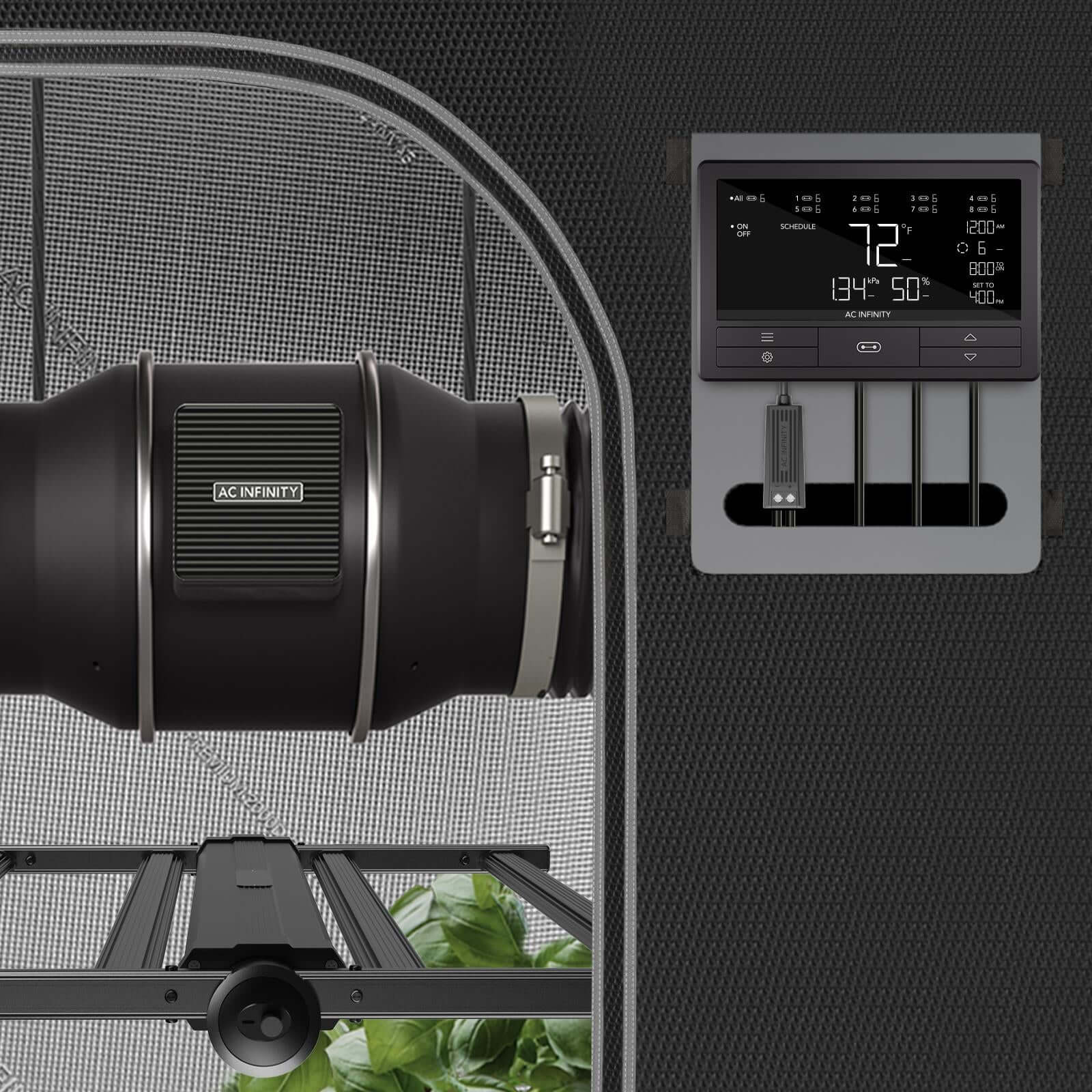 AC Infinity UIS Lighting Adapter Type-D, for LED Grow Lights with Dimmer Control Wire Drivers - Midwest Grow LLC