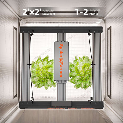 Spider Farmer G1500 150W Dimmable Full Spectrum LED Grow Light - Midwest Grow LLC