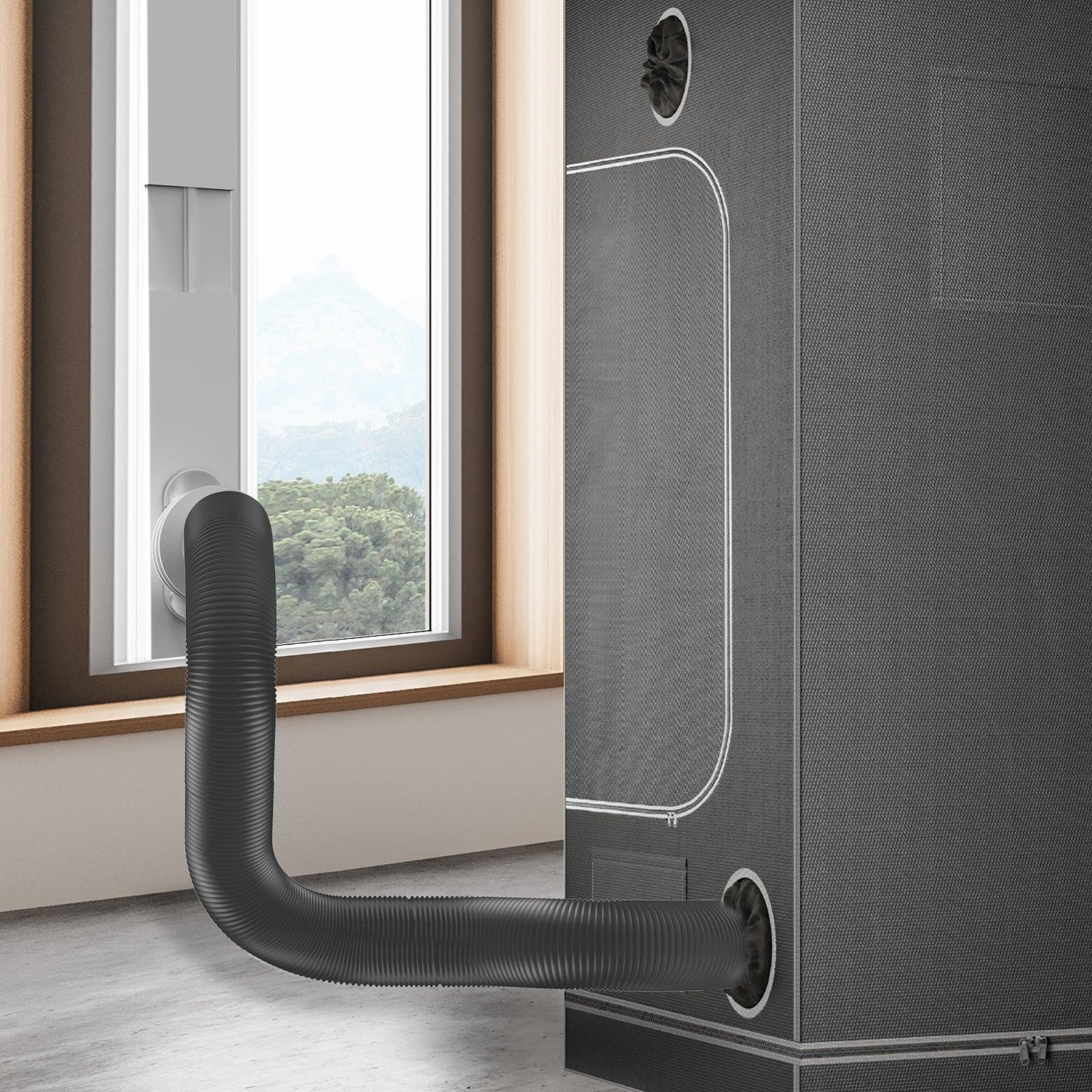 AC Infinity Window Duct Kit, Adjustable Vent Port for Inline Fans - Midwest Grow LLC