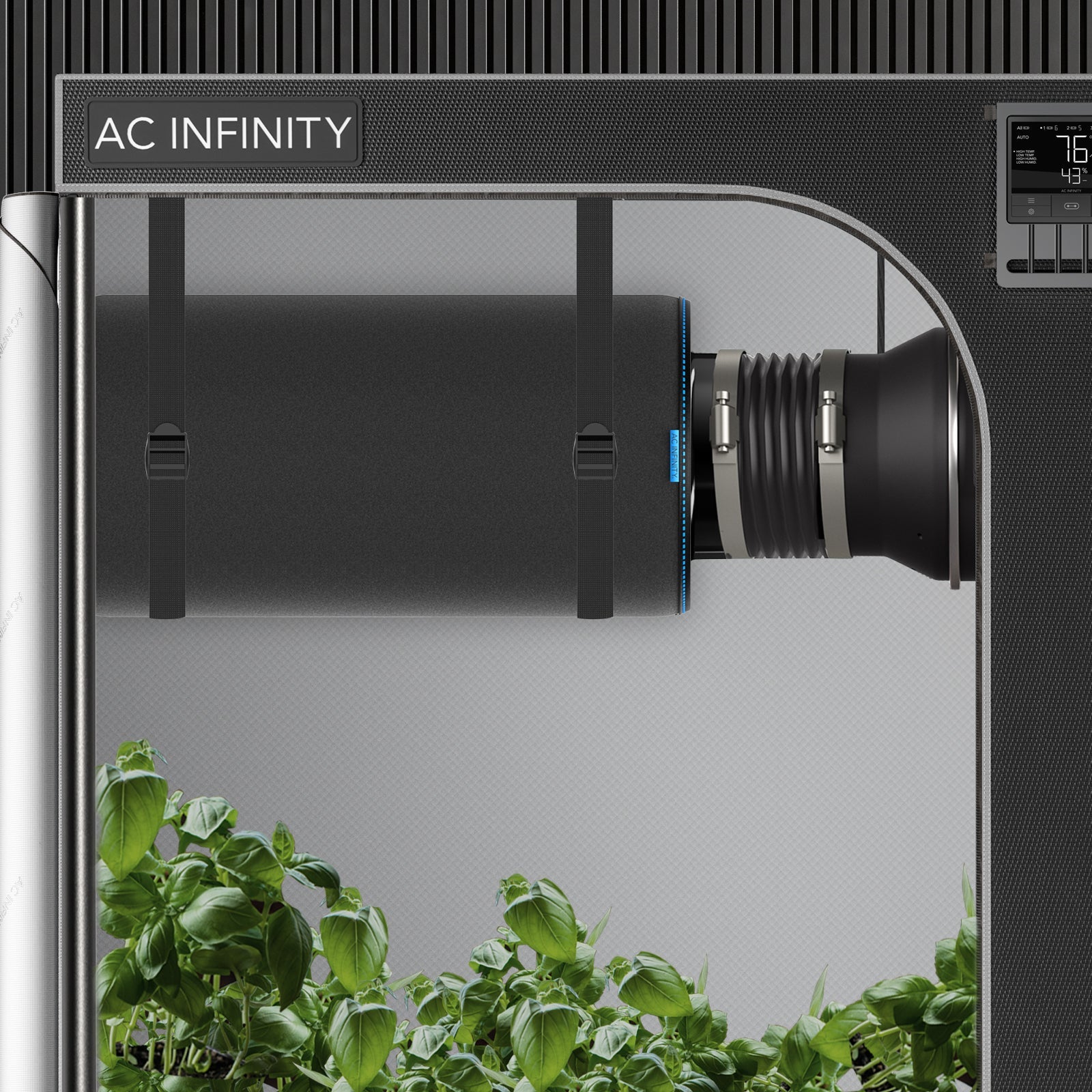 AC Infinity Duct Carbon Filter, Australian Charcoal, 12-Inch - Midwest Grow LLC