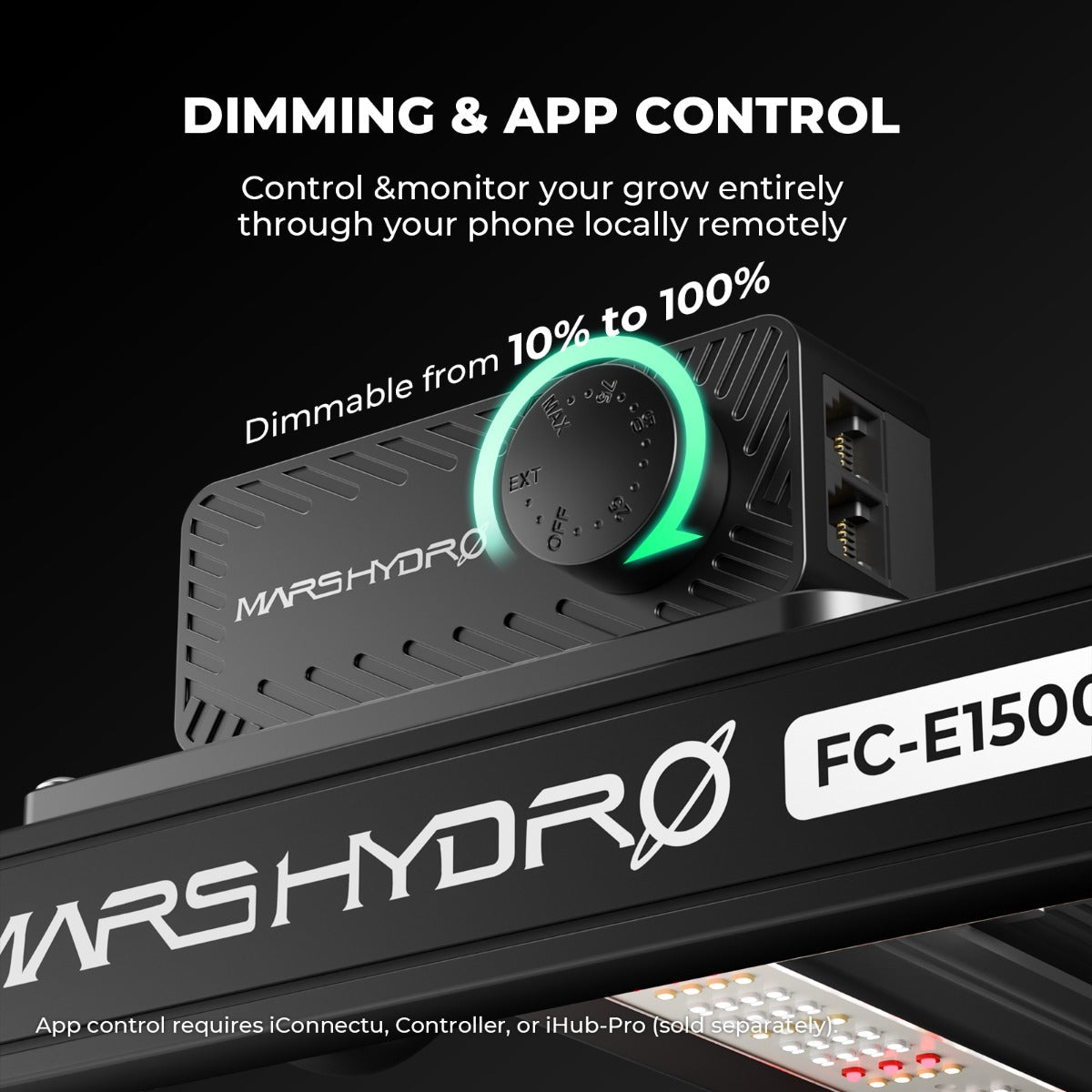 Mars Hydro FC-E1000W 1000W Bridgelux CO2 PLUS Scalable LED Grow Light - Midwest Grow LLC