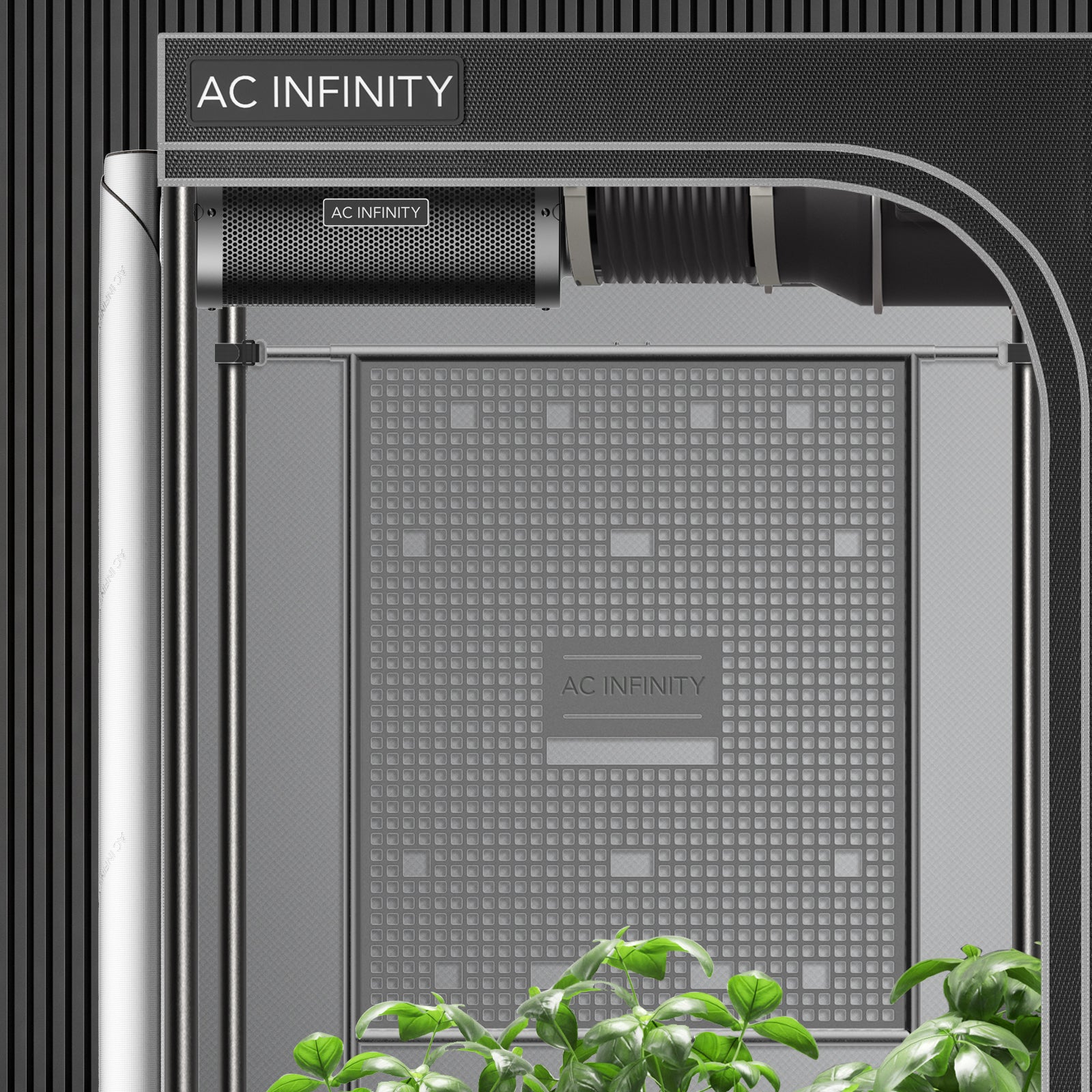 AC Infinity Grow Tent Gear Board, Equipment and Cable Wall Organizer - Midwest Grow LLC