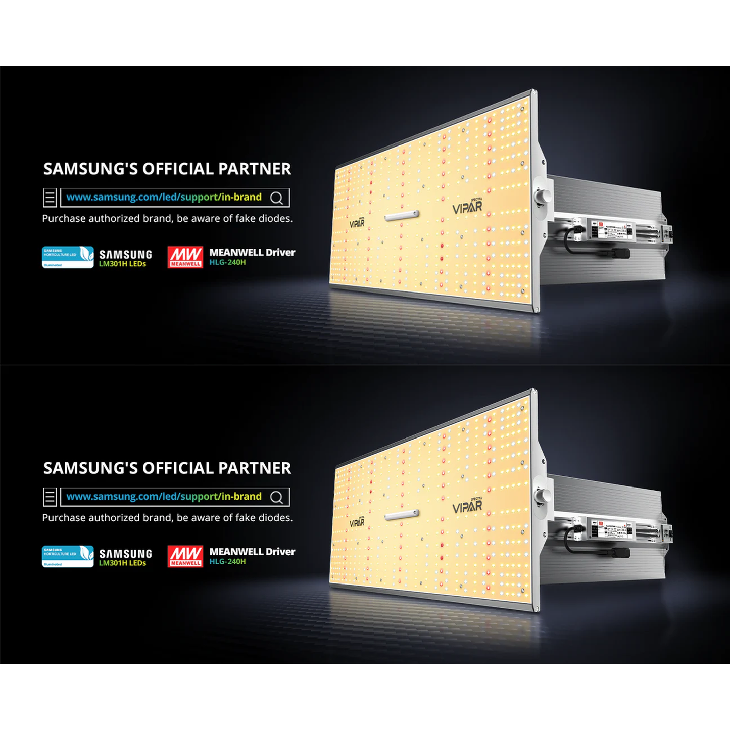ViparSpectra XS2000 240W Infrared Full Spectrum LED Grow Light - Midwest Grow LLC